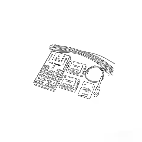 PIXHAWK 6C PRO FMUV6C Ardupilot PX4 32 Bit Flight Controller Autopilot with 4G SD Safety Built-in Bu