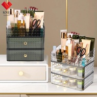 Makeup Organizer with Stackable Drawers Large Capacity Makeup Vanity Organizer with Compartment 3 Tier Cosmetic Storage Rack  SHOPCYC0447