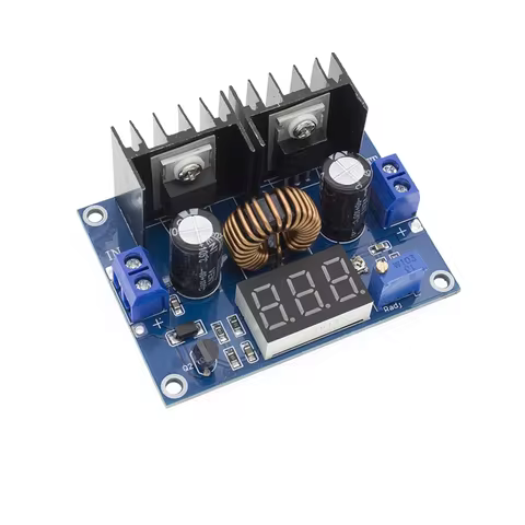 DC 4-40V 8A 200W Voltage Regulator Module Digital PWM Adjustabl DC-DC Step Down Voltage Regulator DC
