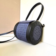 絕版中古包 Bvlgari古董老花水桶包 側背包 斜背包 單肩包 皮革包