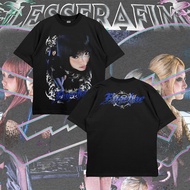 EUNCHAE LE SAFIM MADE MY NIGHT BLACK OVERSIZE CUTTING T-Shirt Series