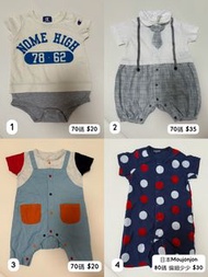 70-90碼 包屁衣 連身衣 champion disney baby konny 西松屋
