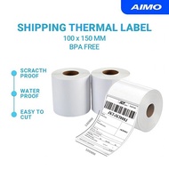 AIMO THERMAL STICKER PAPER 100x150 | AIMO Thermal Sticker Paper Size 100x150 mm Premium