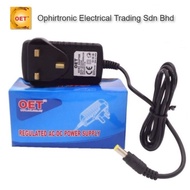 OET Regulated AC-DC Adapter Adaptor, Switching Power Supply, 15V/24V