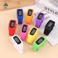 [EKP] LED Pedometer Bracelet Step Counter Watch 12/24H Time Display Step Counter Watch Silicone Step