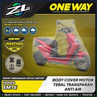 Transparent Plastic Motorcycle Cover for HONDA EM1 E Outdoor Thick WATERPROOF