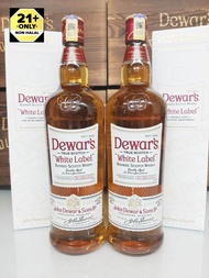 Dewars White Label Double Age For Extra Smoothness Scotch Whisky  (big)  [Twin Pack]  Original Ready