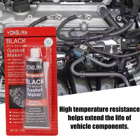 Automotive Gasket Sealant Universal Silicone Adhesive Sealant Black Liquid Gasket Sealer Oil Resista