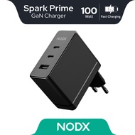 NODX Spark 100W GaN 3-Port Charger PD 100W Charger Type C Charger Fast Charging