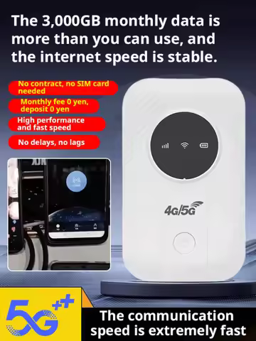 Ultra-long Battery Life Portable WiFi 4g 5g Portable WiFi Pocket WIFI Router Convenient Car MIFI Car