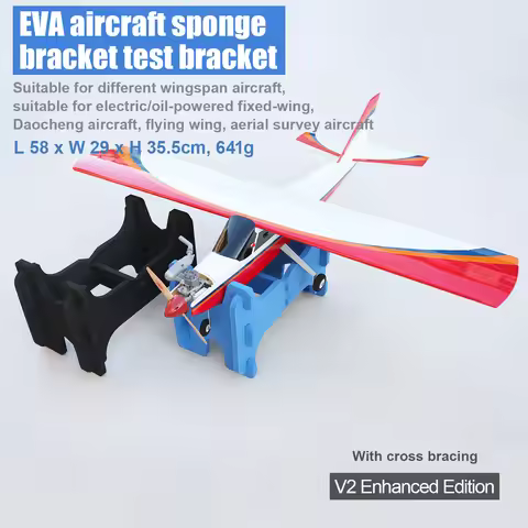 New V2 Enhanced Edition EVA Aircraft Sponge Mount Frame - Aircraft Stand, Mount Frame, Debug Frame, 