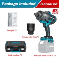 Bisa COD! Kamolee DTW1300 3100N.M 3/4-inch Brushless Impact Wrench Impact Pembuka Baut Otomotif Alat