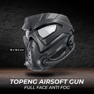 BSMMall- AGT Mask Mask Airsoft Gun Paintball Full Face Anti Fog Alien Model - WST01