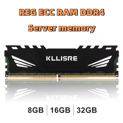 Used ECC Memória DDR4 8GB 16GB 32GB Server memory 2133 2400 2666MHz REG ECC Ram