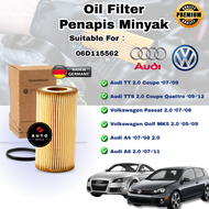 OIL FILTER  VOLKSWAGEN GOLF GTI MK5 2.0 /MK2/PASSAT 2.0/EOS 2.0 AUDI TTS 2.0 Coupe Quattro /Audi A4 
