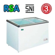 Box Freezer Freezer Sliding Flat Glass RSA 171Liter XS-200 / XS200