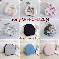 【imamura】For Sony WH-CH720N Headphone Case Cartoon Creative Patterns Headset Earpads Storage Bag Cas