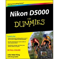 [English - 100% Original] - Nikon D5000 For Dummies by Julie Adair King (US edition, paperback)