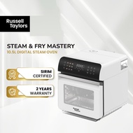 Russell Taylors Steam & Fry Mastery Steam Oven (10.5L) Z11 (Air Fryer + Steamer + Steam Frying)