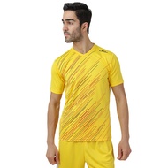 Calci Baju Titan Jersey - Yellow Red Tone