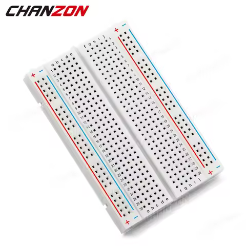 1pc Solderless Breadboard 400 Tie Points BB-801 Prototype Universal PCB Jumper Test Bread Board for