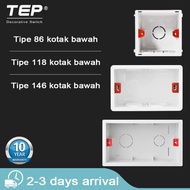 Inbow Switch 86*86mm Socket Switch Box Pvc Installation Box Wall Mounting Box Wall Switch Protection