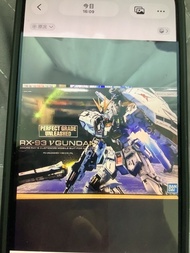 BANDAI PG UNLEASHED RX-93 V GUNDAM 1/60啡箱已開100%new