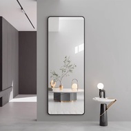 SFFlower Dress Light Luxury Wall Hanging Mirror Self-Adhesive Full-Length Mirror Floor Mirror Hallway Home Wall Mount Wa