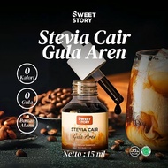Sweet Story Stevia Liquid Palm Sugar 15 ML (0 Calories 0 Sugar) Natural Sweetener Premium Palm Sugar