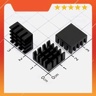 [5 Pieces]- Aluminum Heatsink 14x14x7 Black IoT Maker 90