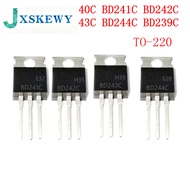 10PCS/Lot BD239C BD240C BD241C BD242C BD243C BD244C BDX53C BDX54C BDX33C BDX34C BDW93C BDW94C TO220 