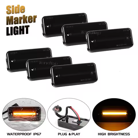 Car Tool LED Side Marker Light For Fiat Ducato Citroen Relay Peugeot Boxer Renault Volvo FE FL Man I