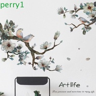 PERRY1 Stiker Burung Pohon Dinding Anti-Tabrakan Jendela 3D Statis Vis
