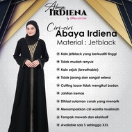 *hitam* *ABAYA HITAM* JUBAH ABAYA | ABAYA IRDIENA BY DHIA COTTON | JUBAH MUSLIMAH HITAM