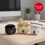 D56 Wireless Earphones TWS Bluetooth Intelligent Noise Cancelling LED Display Touch Control HiFi Bas