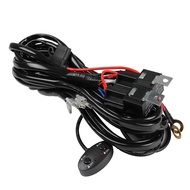 9-16V LED Work Light Bar Wiring Harness Kit Offroad 4X4 Truck SUV Lightbar Cable with Switch Relay F
