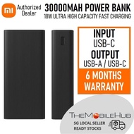 Xiaomi Mi 30000mAh Power Bank 18W Fast Charge USB-C Quick Charge Powerbank Black PB3018ZM