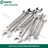 SATA FULL POLISH OPEN END WRENCH / SPANNER SET / SPANNAR WRENCH / 41221 30X34MM / 41222 32X34MM / 41