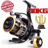 Ready Stock Mesin Pancing Fishing Reel HE1000-7000 Series Max Drag 30kg 5.2:1 High Speed Spinning Re