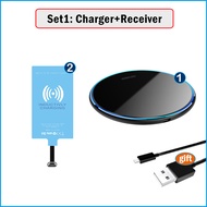 [In stock]Qi Wireless r &amp; Type-C Receiver for Samsung Galaxy A3 A5 A7 2017 A8 Star A8 2018 A6S A8S Wireless Charging USB Adapter