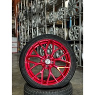 Used 17 Inch Weds Leonis Rim with 195/45R17 Tyre
