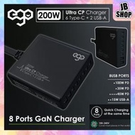 200W 8 Port USB TYPE C PD Charger 充電器 Ultra CP 8USB GaN 充電器 8個 插口