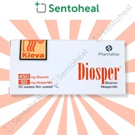 Diosper 450mg/50mg 30s | Treatment Of Acute/ Chronic Piles/ Hemorrhoids (Alt to Daflon/ Euvein)