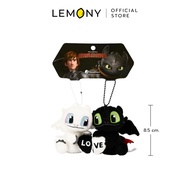 LEMONY พวงกุญแจตุ๊กตาคู่ เขี้ยวกุด & เพลิงนวล ขนาด 8.5 ซม. Universal How to Train Your Dragon Collec