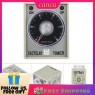 cancanshop Timer Relay AH3-3 Electronic Type Adjustable Release Delay 8 Pins 10Min(12V