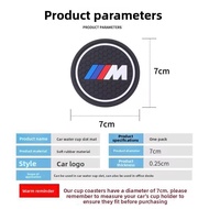 BMW 3M logo 5 Series 530li 525li 325li cup holder mat 7 Series 3 Series 1 Series car interior door s