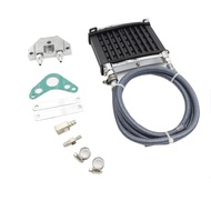 Universal Motorcycle CNC Engine Oil Cooler Cooling Radiator Kit for 50Cc 110Cc 125Cc 140Cc