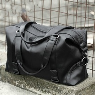 Fashion Men Travel Bag Luggage Bag Large Capacity Leather Portable Business Handbag Crossbody Casual Men's Bag Shoulder Trip Bag