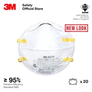 3M™ 8210 N95 Particulate Disposable Respirator (20 Pcs/Box) / N95 Mask/ Haze/ Dust/ PSD_ DR_