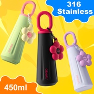 TERMOS Oball Tumbler Thermos SUS 316 Aesthetic Drinking Bottle 450ml Hot and Cold Water Resistant 8-